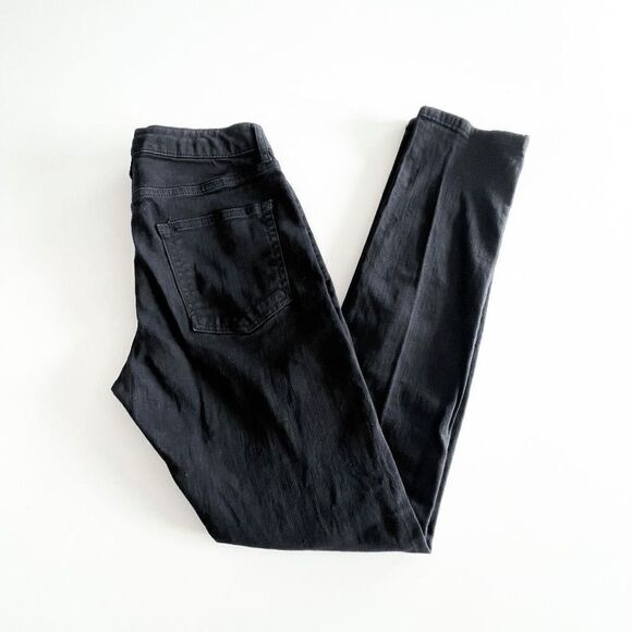 Topman Men's Slim Denim Jeans Black Classic High Rise Size 32x34 - Picture 1 of 10